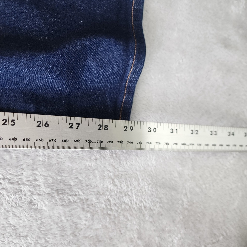 Madewell Jeans Womens Size 27 Petite Flare Curvy Stretch Dark Blue Wash 27P - Picture 13 of 14